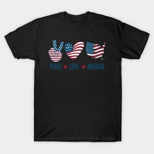 Peace Love America T-Shirt